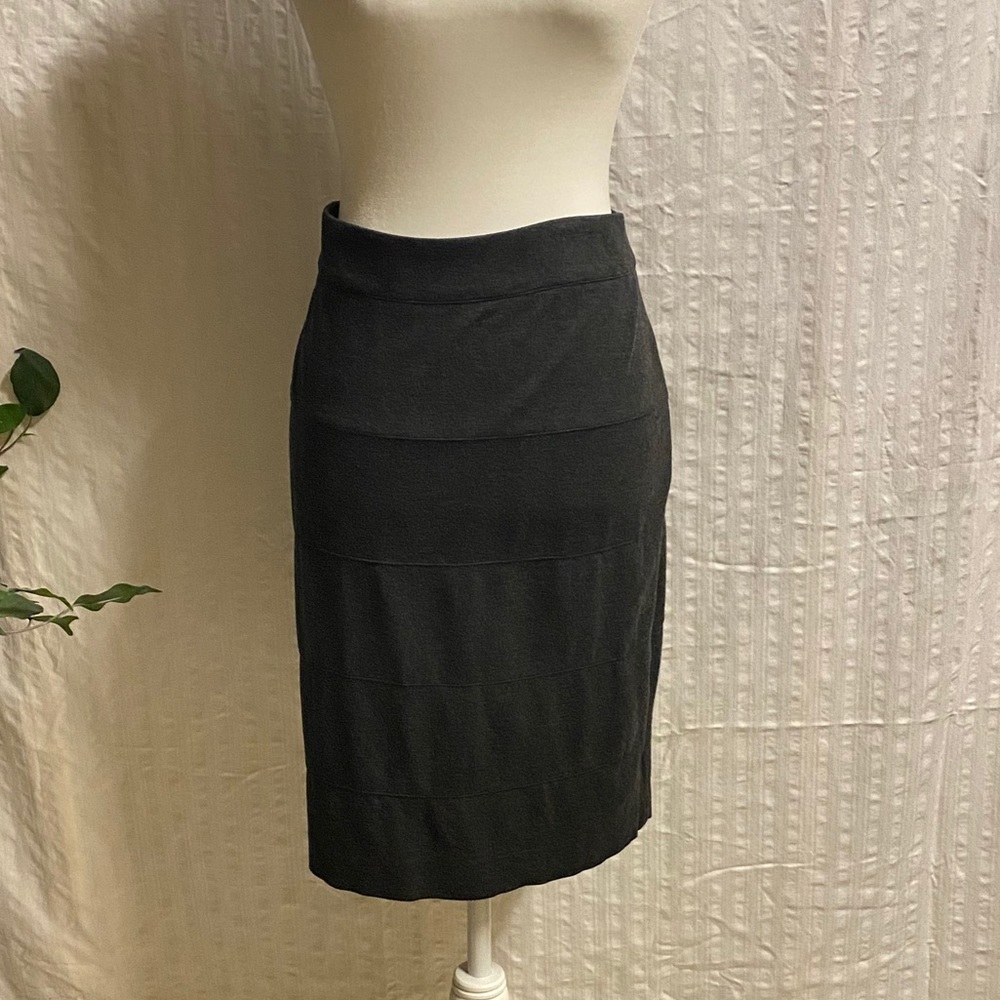 Charcoal grey skirt